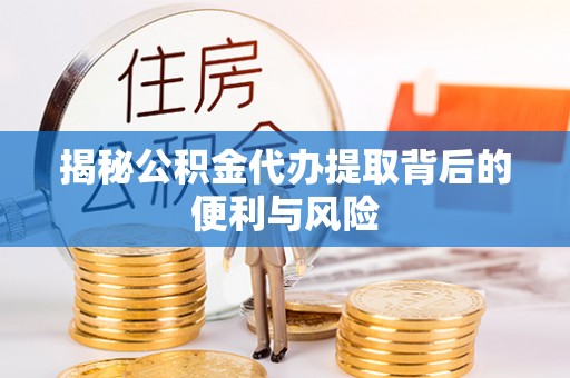 永济揭秘公积金代办提取背后的便利与风险