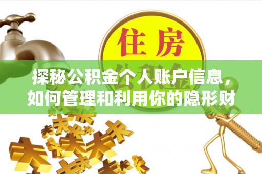 永济探秘公积金个人账户信息，如何管理和利用你的隐形财富