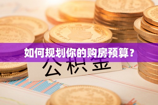 永济如何规划你的购房预算？