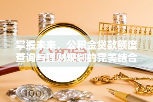 永济掌握未来，公积金贷款额度查询与理财规划的完美结合