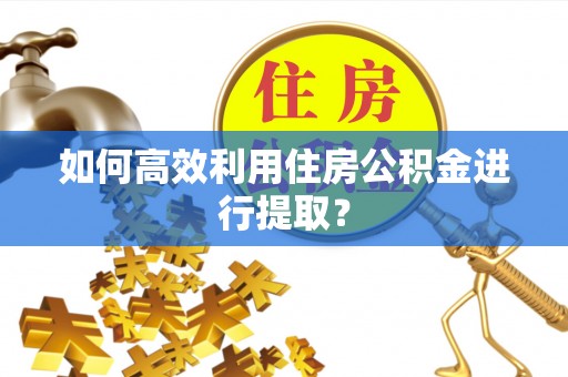 永济如何高效利用住房公积金进行提取？
